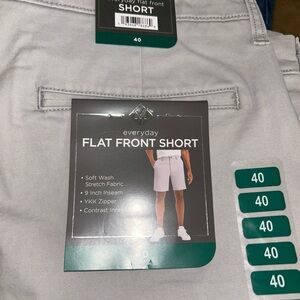 Everyday Flat Front Short - Gray